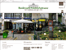 Tablet Screenshot of boulevard-friedrichstrasse.de